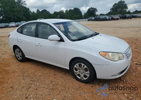2010 Hyundai Elantra Blue z USA, uszkodzony, nr VIN KMHDU4AD3AU889123